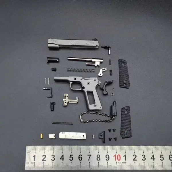 Csnoobs Alloy Mini 1911 Toy Gun Keychain - Image 4