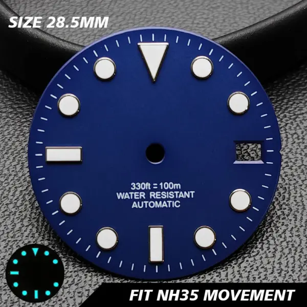 28.5mm GMT Calendar Watch Dial for NH34 NH35 Models - Image 57