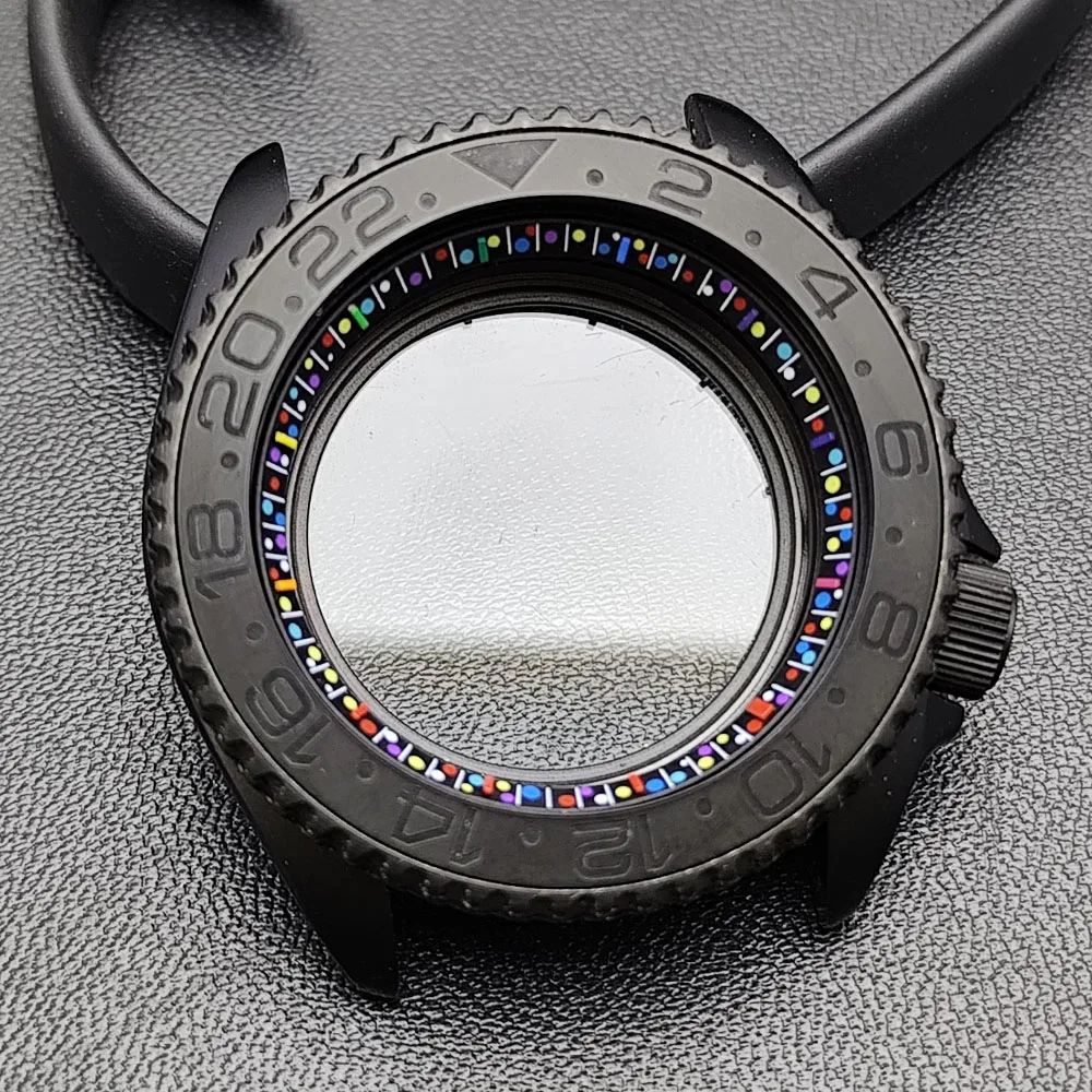 42mm Black Matte Watch Case for NH35 Movement 92 42mm Black Matte Watch Case for NH35 Movement - Image 92