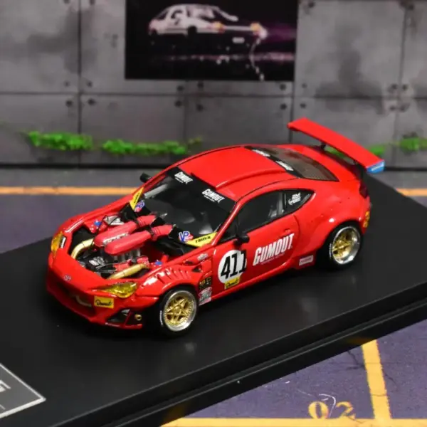 GT Gulf HKS 1:64 Diecast Model Car - Image 6
