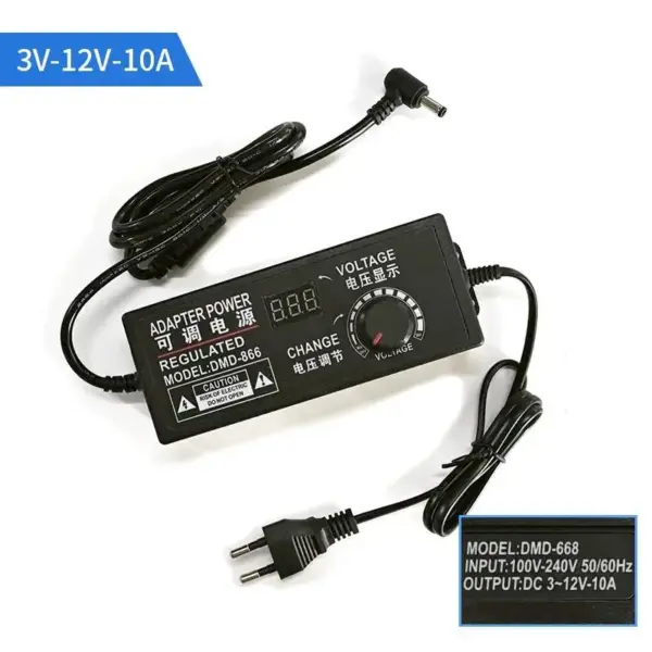 Adjustable DC Power Adapter 1V-36V for LED Strips - Image 13