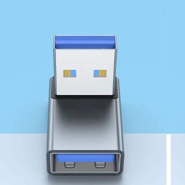 90° USB 3.0 Right Angle Extension Adapter for Laptop - Image 2