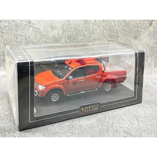 1/43 WELLY Fire Fighter Police Pickup Car Model - Image 5