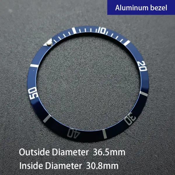 Sloping Aluminum Watch Bezel Insert 36.5mm Replacement - Image 8