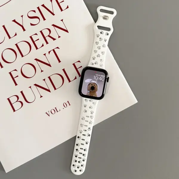 Silicone Watch Strap for Apple Watch Series 9-4 - Image 9