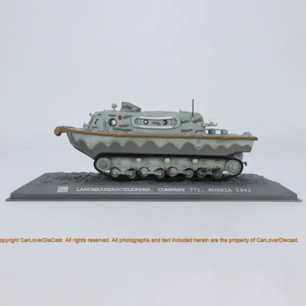 Solido 1:72 Amphibious Tank Diecast Model - Image 4