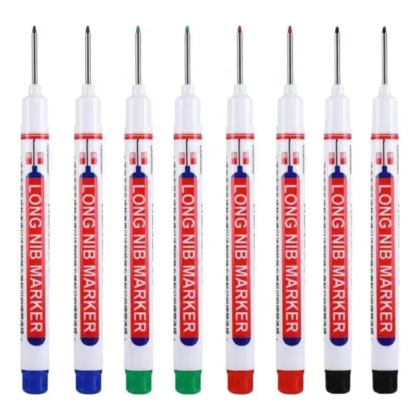 Deep Hole Long Nib Markers 8-Piece Set - Image 7