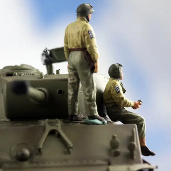 1:72 Resin US Tank Commander Miniature - Image 3