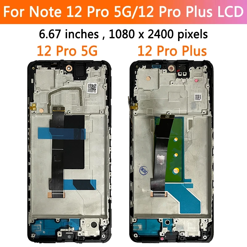 6.7 inches AMOLED Replacement Screen for Xiaomi Redmi Note 12 Pro Plus 3 6.7 inches AMOLED Replacement Screen for Xiaomi Redmi Note 12 Pro Plus - Image 3