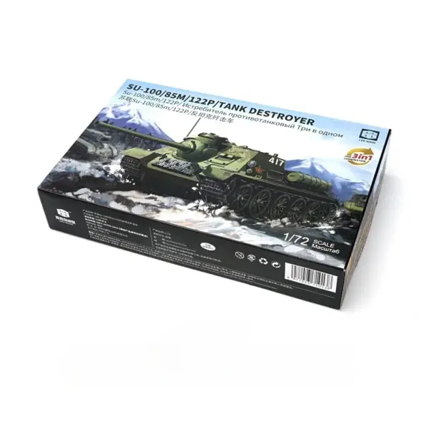LEE 1/72 SU-85M Soviet Tank Destroyer Assembly Model - Image 5