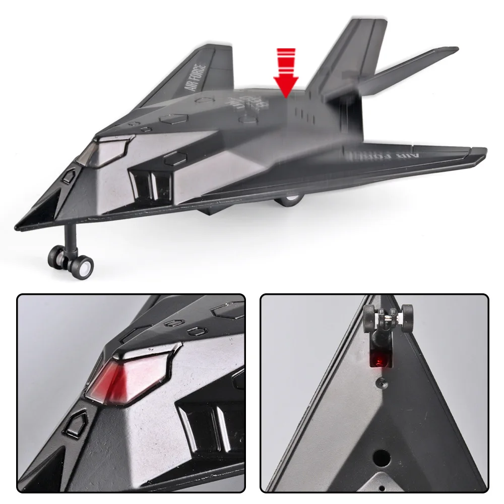 Alloy F117 Fighter Jet with Sound & Light 2 Alloy F117 Fighter Jet with Sound & Light - Image 2