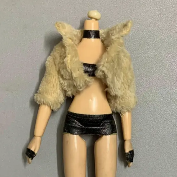 Doll Clothes Fur Top Coat for 11.5-inch Dolls - Image 23