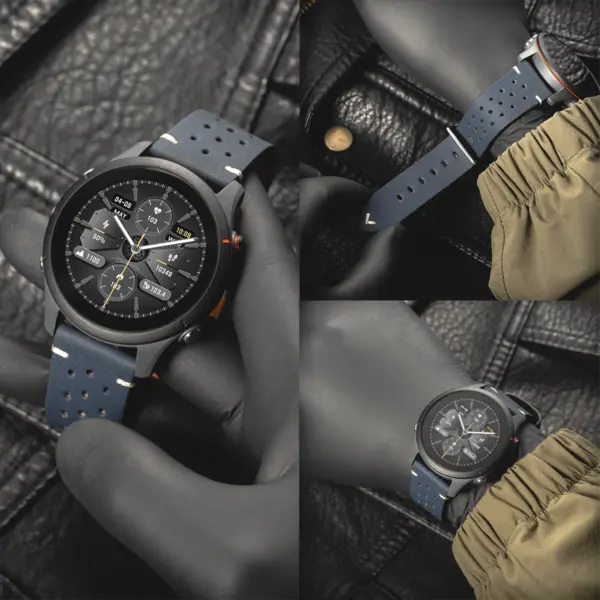 Leather Strap for Samsung Galaxy Watch 7/6/5 - Image 6