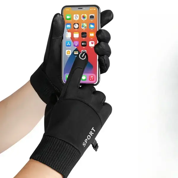 Winter Waterproof Men's Gloves for Cycling and More - Image 6