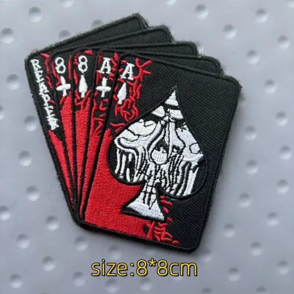 One7Six Black Canyons Skull Tactical Patch Embroidered - Image 10