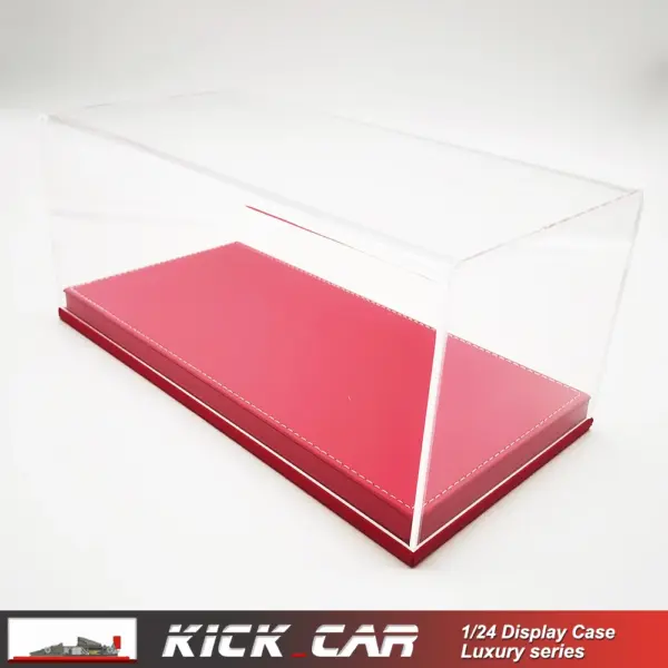 1/24 Model Car Display Case with Leather Base - Image 22