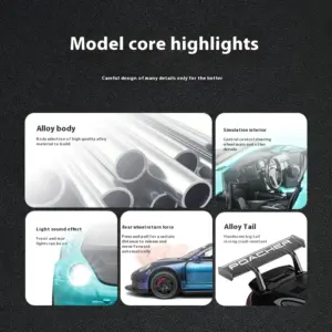 1:32 Porsche GT3 RS Diecast Metal Model Car 10 Sf963995f75814cfdb5d9382e4de1f2a8Z