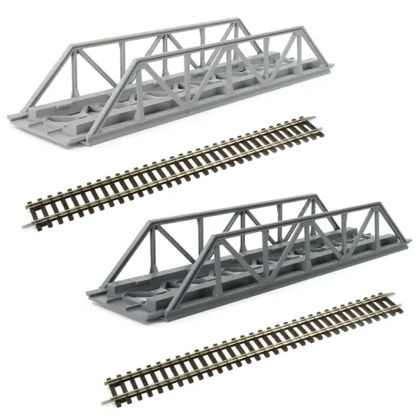 Evemodel HO Model Truss Bridge Kit for Railroad - Image 2