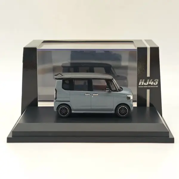 1/43 N-BOX Custom Diecast Model Car Slate Grey - Image 3