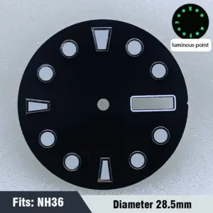 Men's Watch Dial NH35Nh36 Luminous Sterile Model 166 Sf9aed621f7164b4bbb0fc0c0d919ed62n
