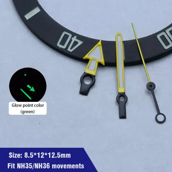 Green Luminescent Hands for NH35 NH36 Sports Watch - Image 23