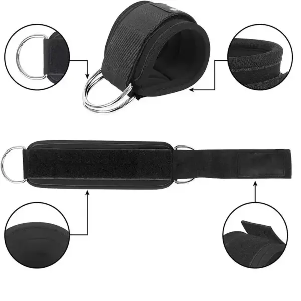 Adjustable Fitness Ankle Straps for Leg Workouts - Image 5