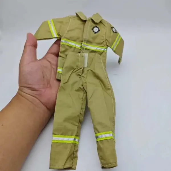 1/6 Scale Firefighter Rescue Uniform Model for Action Figures - Image 7