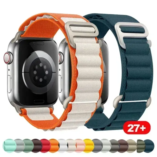 Alpine Nylon Strap for Apple Watch Series 10 SE 44mm - Image 2