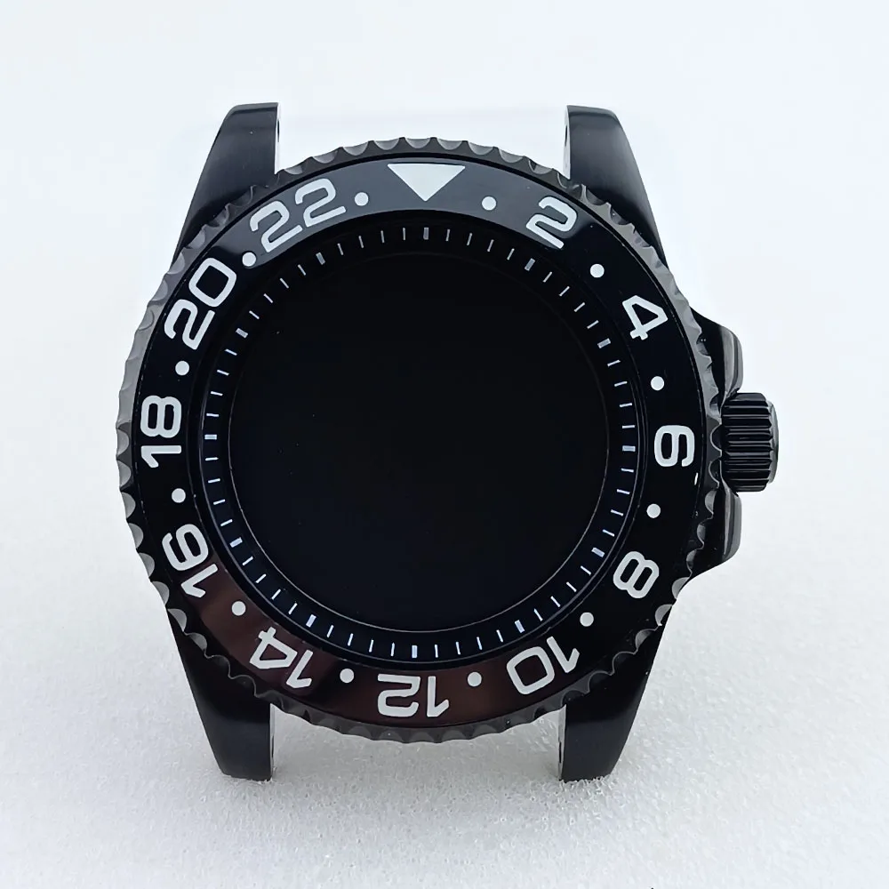 GMT Black Watch Case for NH34/NH35/NH36 Movements 76 GMT Black Watch Case for NH34/NH35/NH36 Movements - Image 76