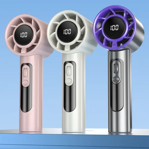 Xiaomi Mini Handheld Turbo Fan F08 with LED Display - Image 2