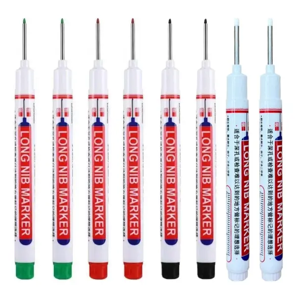 Deep Hole Long Nib Markers 8-Piece Set - Image 12