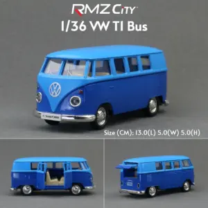 1/36 VW T1 Transporter Samba Bus Diecast Model 19 Sfa8d66ae744c48e88c016cfc24b6e0968