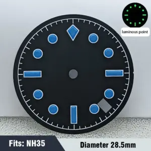Men's Watch Dial NH35Nh36 Luminous Sterile Model 187 Sfa97bd04341b44ee993a040584904ca6M