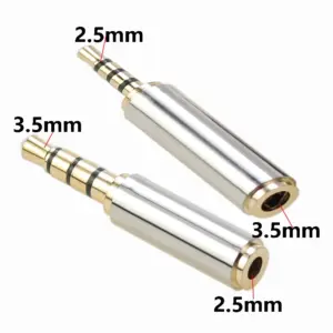 2.5mm to 3.5mm Audio Adapter for Headphones