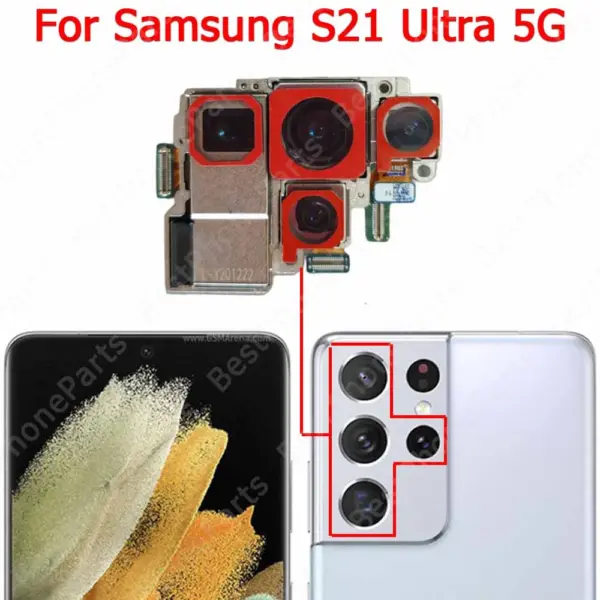 Samsung Galaxy S21 FE S21 Ultra Rear Camera Module - Image 4