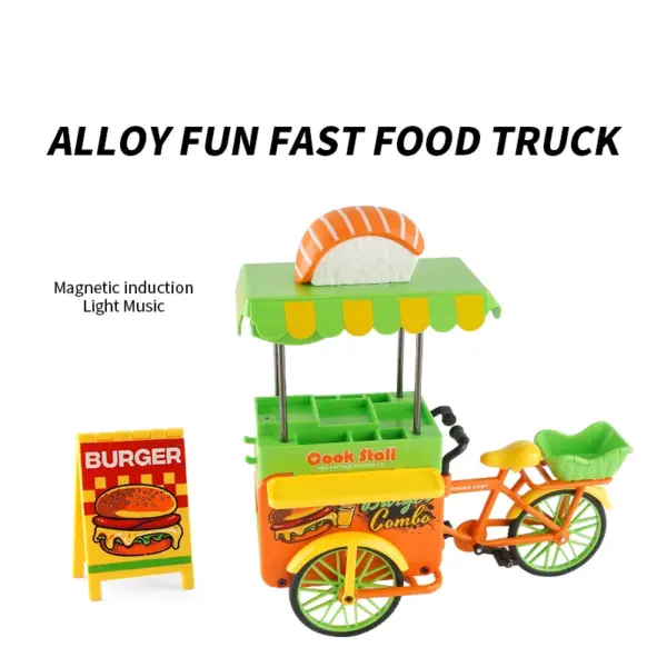 1:10 Scale Diecast Food Truck Model Car - Image 15