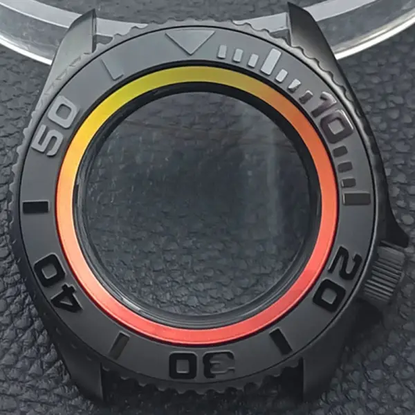 41.5mm Sapphire Crystal Watch Case for NH 35/36 Black Matte Finish - Image 53
