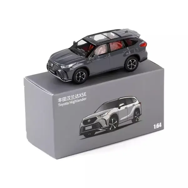 JKM 1/64 Toyota Highlander XSE Diecast Model Car - Image 6