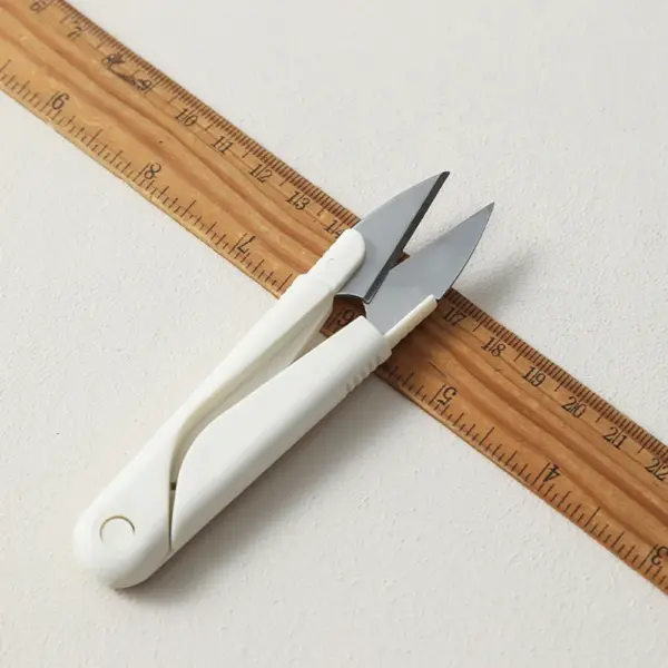 Stainless Steel Spring Scissors with Cover - Image 5