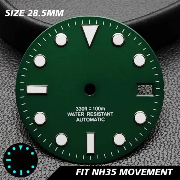28.5mm GMT Calendar Watch Dial for NH34 NH35 Models - Image 43