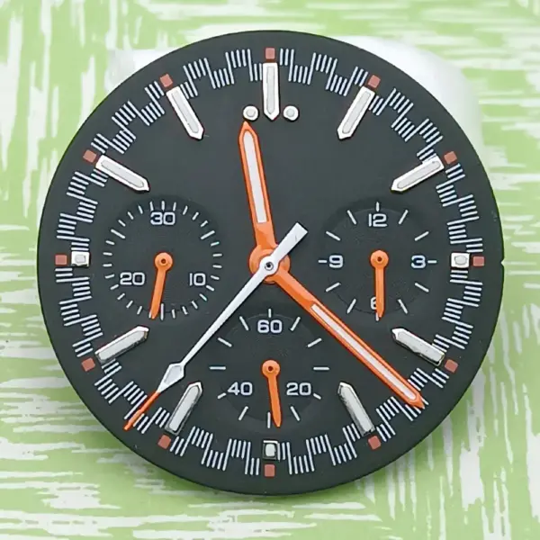 VK63 Watch Hands with Luminous Green Glow for Quartz Movements - Image 13
