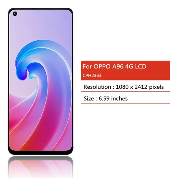 6.59-Inch LCD Display for Oppo A96 CPH2333 - Image 2