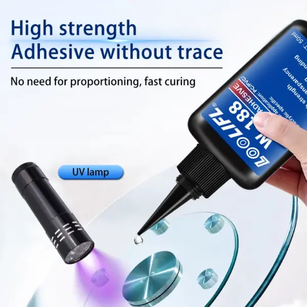 LOOLIFL W188 UV Resin Glue Kit 50ml - Image 2