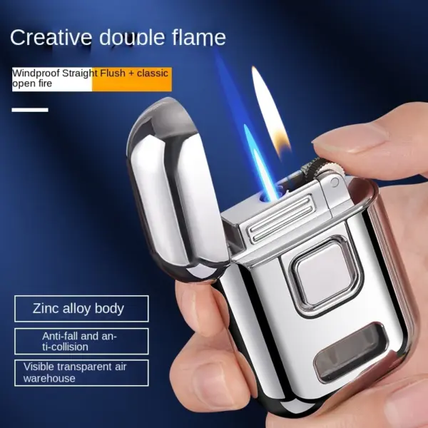 Mini Windproof Gas Lighter for Cigars and Smokes - Image 2