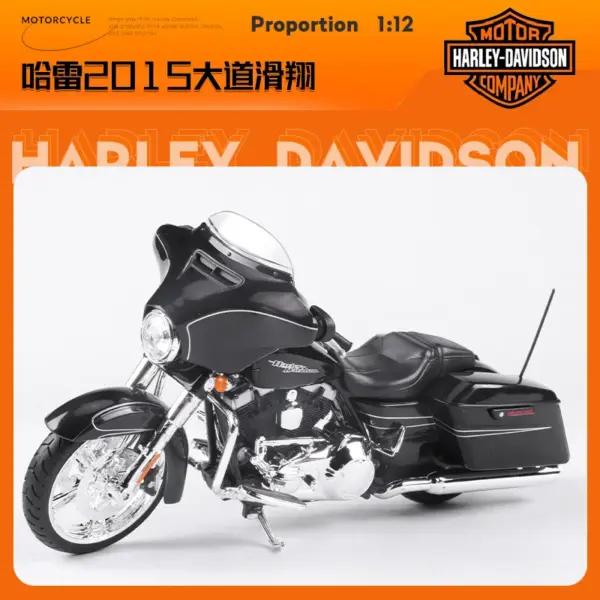 Maisto 1:12 Harley-Davidson Alloy Motorcycle Model - Image 7
