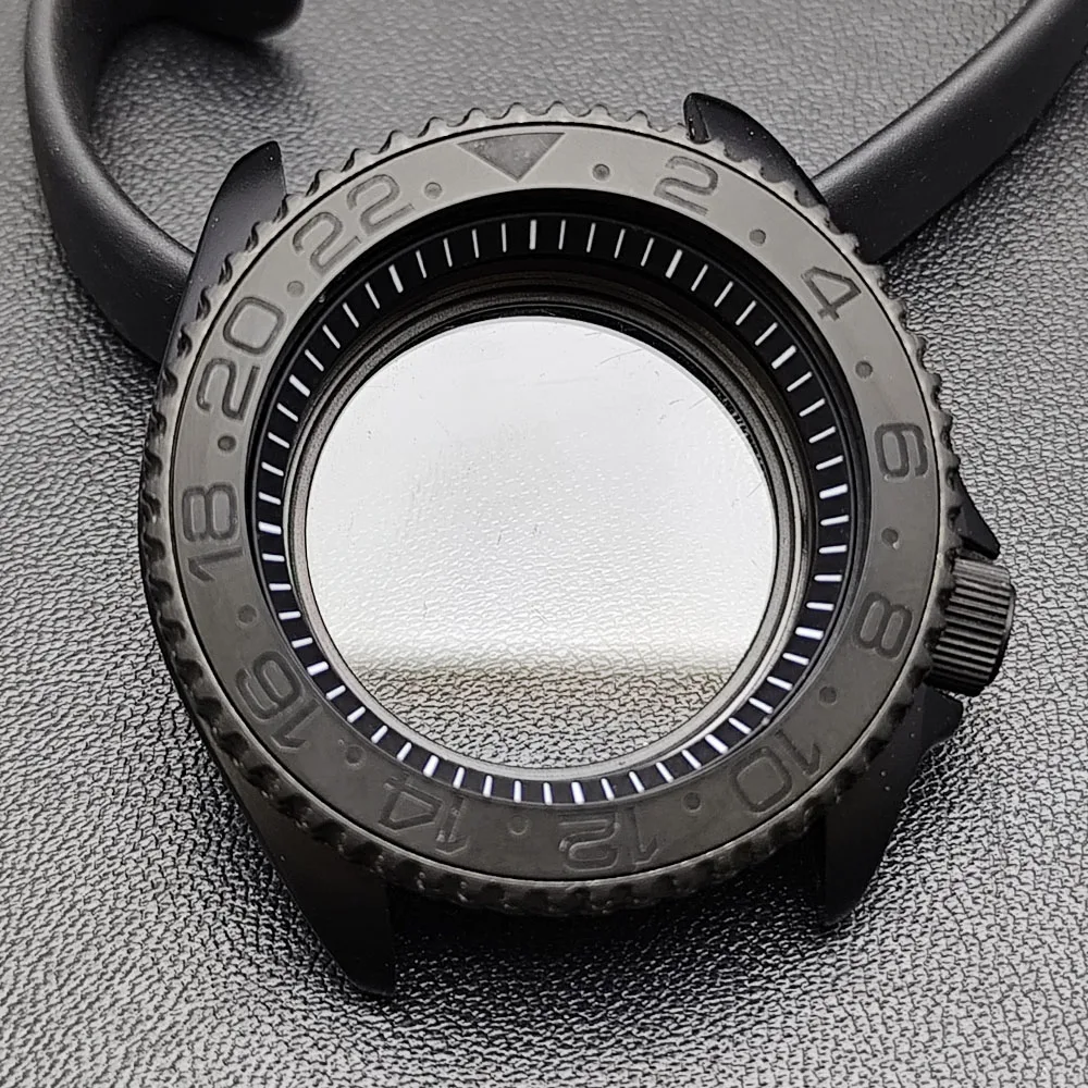 42mm Black Matte Watch Case for NH35 Movement 118 42mm Black Matte Watch Case for NH35 Movement - Image 118