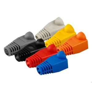 Colorful RJ45 CAT6 CAT5e Adapter Caps 50pcs