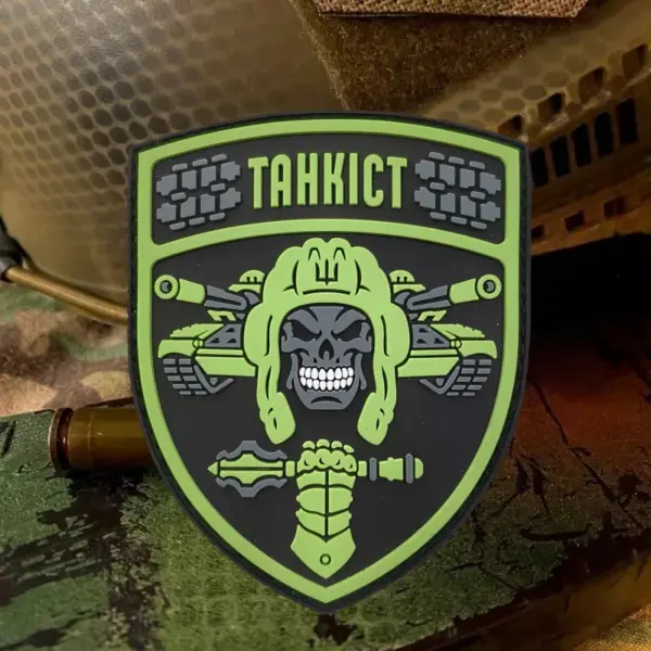 Tankman 3D PVC Patch Morale Badge for Clothing - Image 2