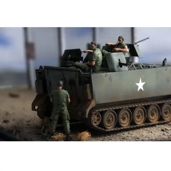 1:72 Resin American Soldiers Vietnam War Scene - Image 5