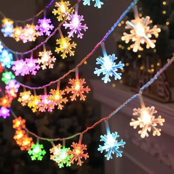 10/20/80 LED Snowflake Fairy String Lights - Image 9